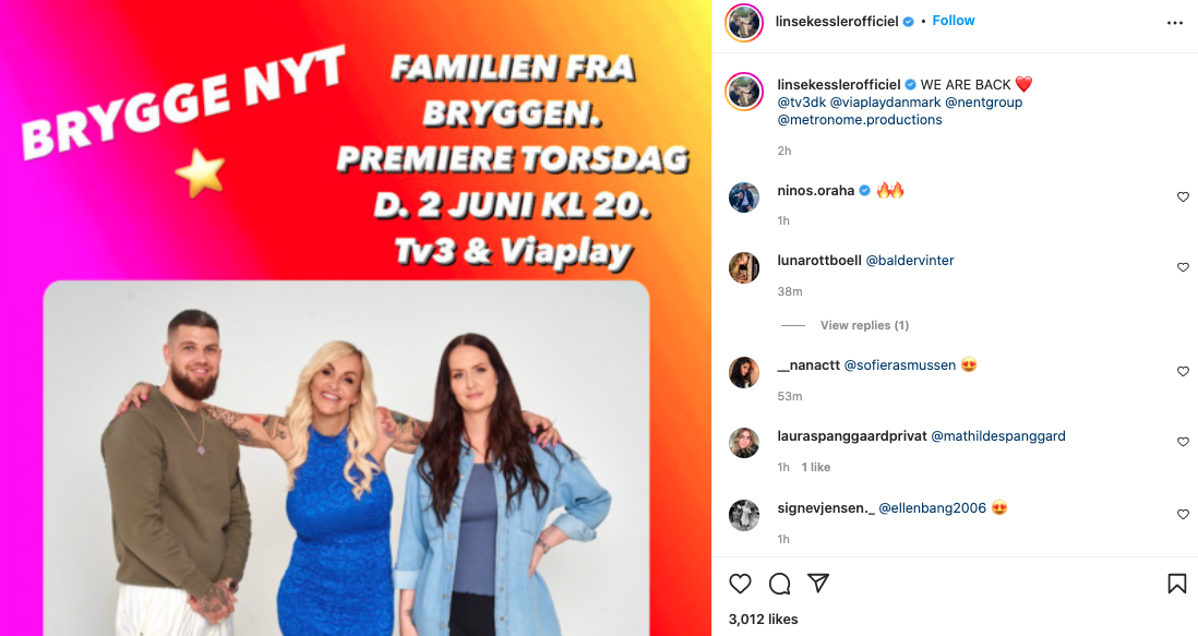 Foto: Instagram/@linsekesslerofficial